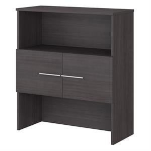 Office 500 36W Bookcase Hutch in Storm Gray - Engineered Wood