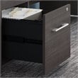 Office 500 72W L Shaped Desk with Drawers in Storm Gray - Engineered Wood