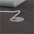 Studio C 72W x 30D L Shaped Desk with 42W Return in Storm Gray - Engineered Wood