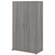Universal Tall Storage Cabinet with Doors in Platinum Gray - Engineered Wood