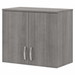 Universal Wall Cabinet with Doors and Shelves in Platinum Gray - Engineered Wood