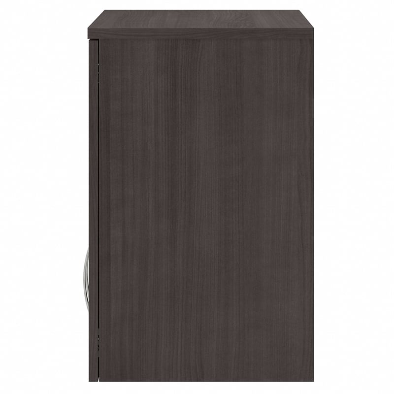 Universal Wall Cabinet with Doors and Shelves in Storm Gray - Engineered Wood