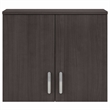 Universal Wall Cabinet with Doors and Shelves in Storm Gray - Engineered Wood