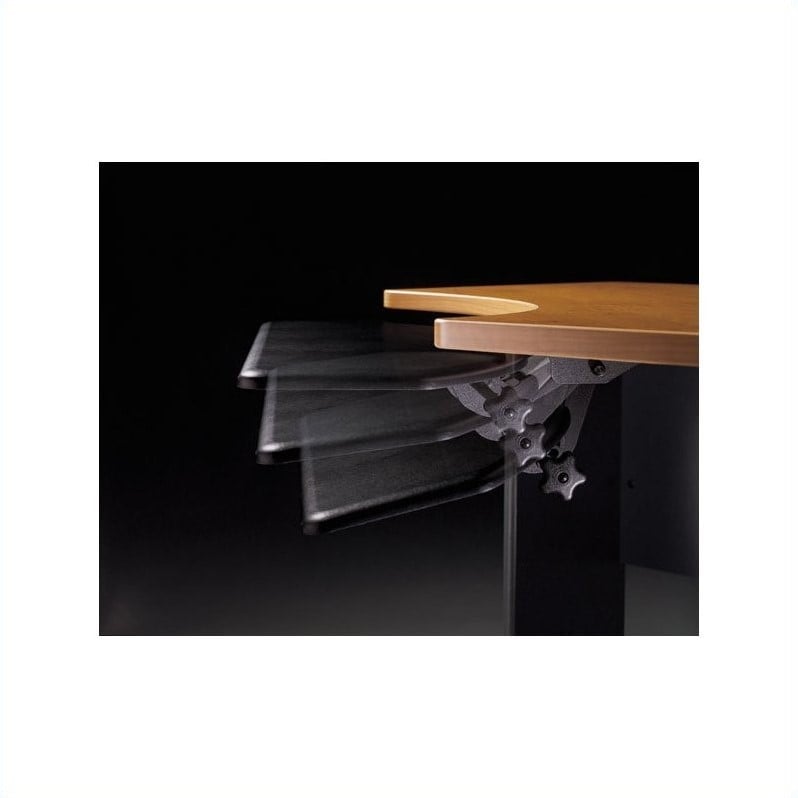 Bush Business Furniture Articulating Keyboard Tray with Galaxy Finish