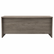 Studio C 72W x 36D Bow Front Desk in Modern Hickory - Engineered Wood