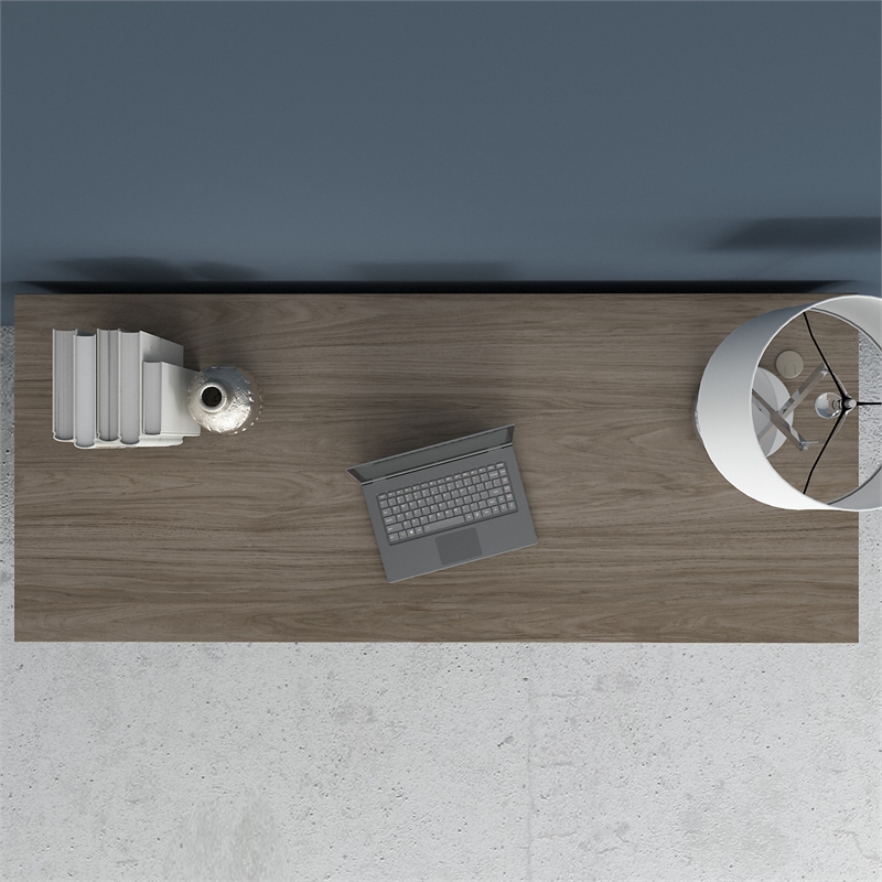 Studio C 72W x 30D Office Desk in Modern Hickory - Engineered Wood