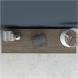 Studio C 72W x 24D Credenza Desk in Modern Hickory - Engineered Wood