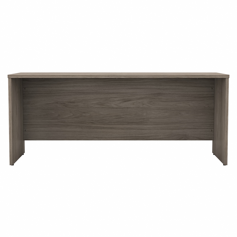 Studio C 72W x 24D Credenza Desk in Modern Hickory - Engineered Wood