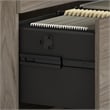 Studio C 2 Drawer Lateral File Cabinet in Modern Hickory - Engineered Wood