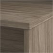 Studio C 60W L Shaped Desk with Drawers in Modern Hickory - Engineered Wood