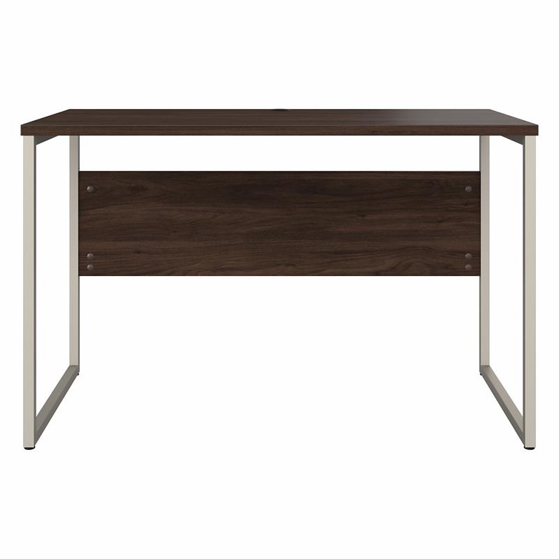 Hybrid 48W x 24D Computer Table Desk in Black Walnut - Engineered Wood