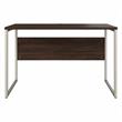 Hybrid 48W x 24D Computer Table Desk in Black Walnut - Engineered Wood