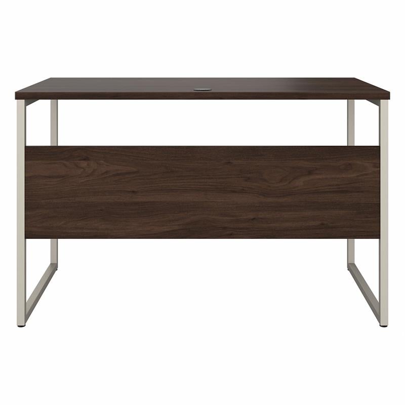 Hybrid 48W x 24D Computer Table Desk in Black Walnut - Engineered Wood