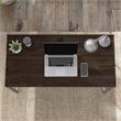 Hybrid 48W x 24D Computer Table Desk in Black Walnut - Engineered Wood