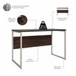 Hybrid 48W x 24D Computer Table Desk in Black Walnut - Engineered Wood