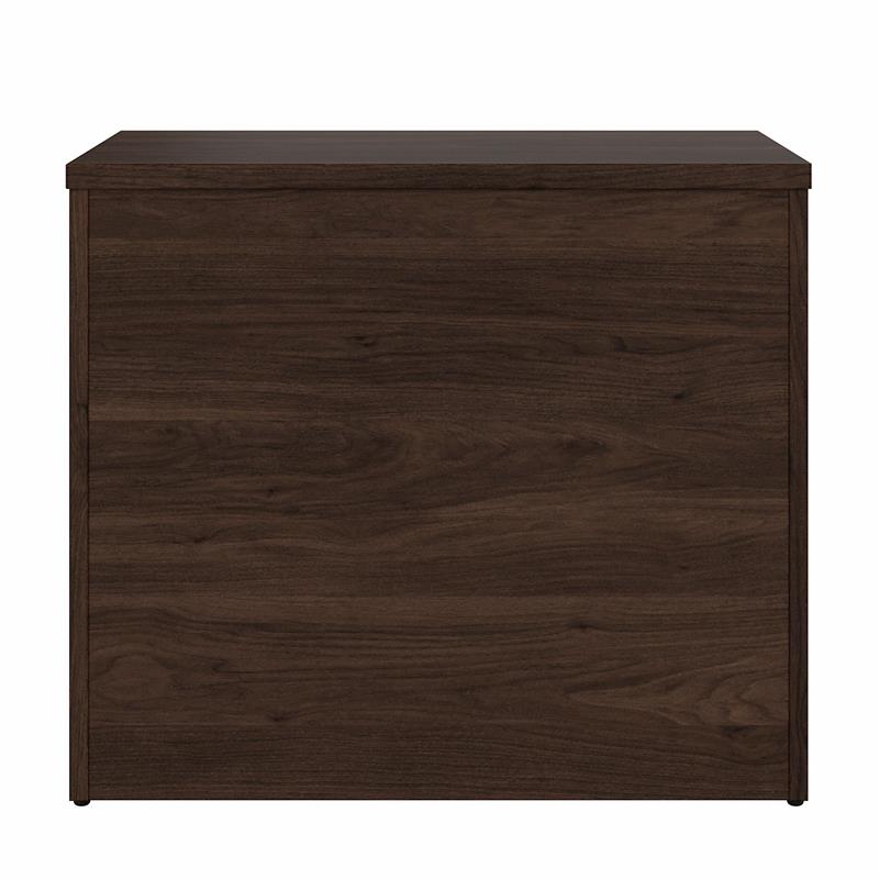 Hybrid Office Storage Cabinet with Drawers in Black Walnut - Engineered Wood