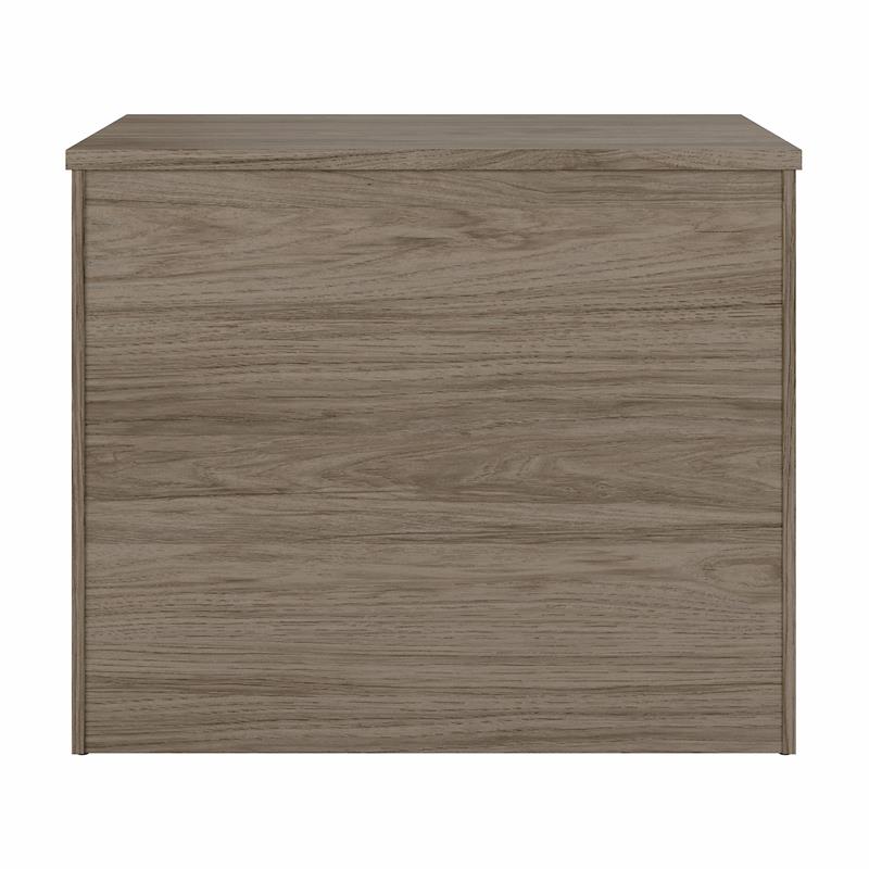 Hybrid 2 Drawer Lateral File Cabinet in Modern Hickory - Engineered Wood