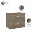 Hybrid 2 Drawer Lateral File Cabinet in Modern Hickory - Engineered Wood
