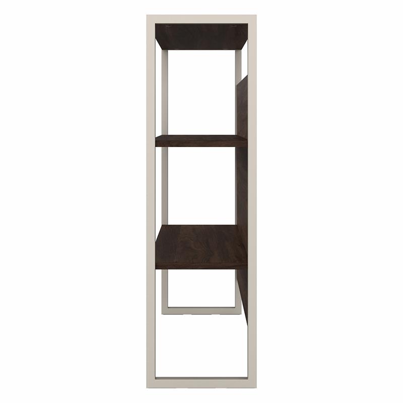 Hybrid 36W Bookcase Hutch in Black Walnut - Engineered Wood
