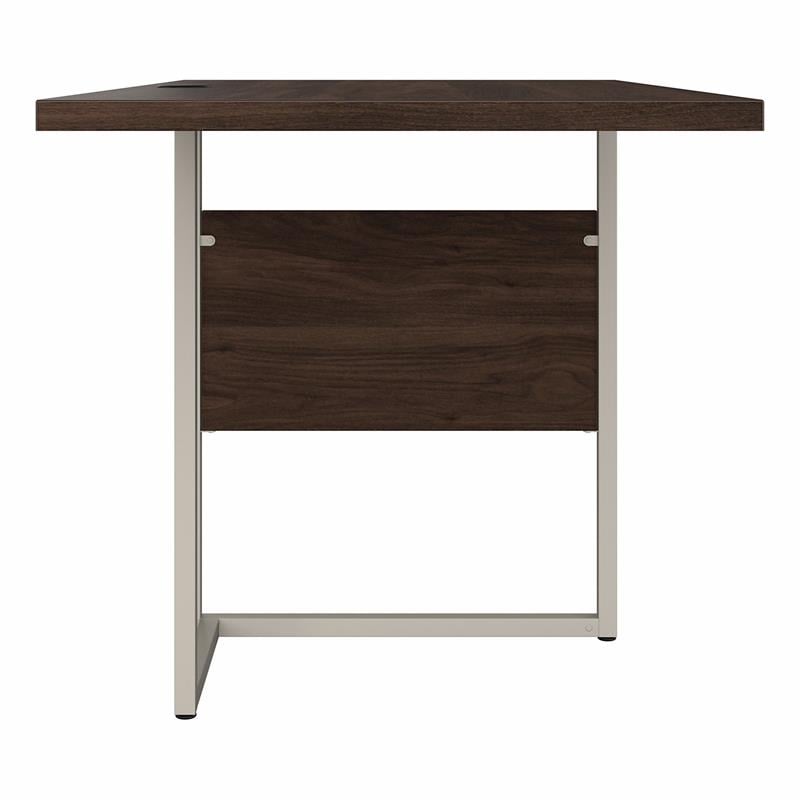Hybrid 42W x 24D Desk Return/Bridge in Black Walnut - Engineered Wood