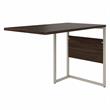 Hybrid 42W x 24D Desk Return/Bridge in Black Walnut - Engineered Wood