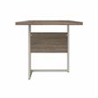 Hybrid 42W x 24D Desk Return/Bridge in Modern Hickory - Engineered Wood