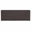 Studio C Low Storage Cabinet with Doors in Storm Gray - Engineered Wood