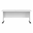 Studio A 72W Computer Desk in White - Engineered Wood