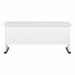 Studio A 72W Computer Desk in White - Engineered Wood
