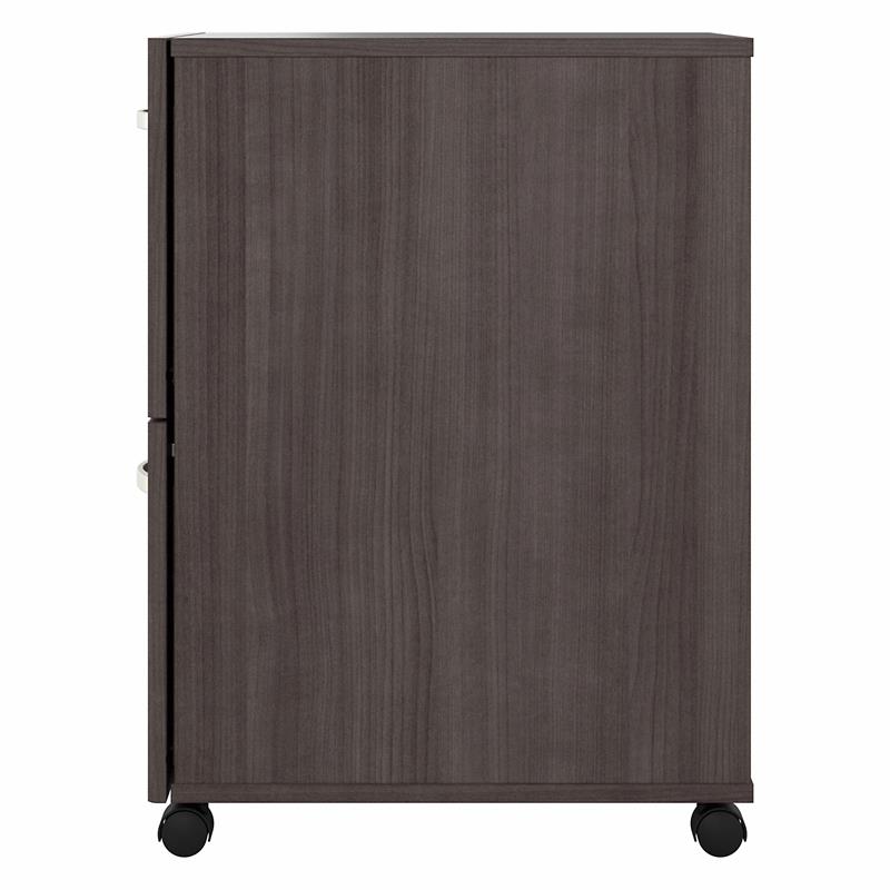 Hybrid 2 Drawer Mobile File Cabinet in Storm Gray - Engineered Wood