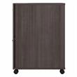 Hybrid 2 Drawer Mobile File Cabinet in Storm Gray - Engineered Wood