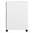 Hybrid 2 Drawer Mobile File Cabinet in White - Engineered Wood