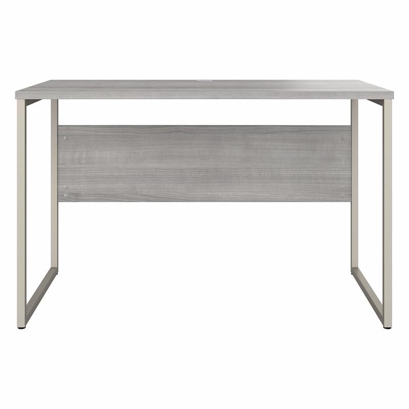 Hybrid 48W x 24D Computer Table Desk in Platinum Gray - Engineered Wood