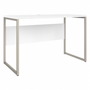 Hybrid 48W x 24D Computer Table Desk in White - Engineered Wood