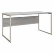 Hybrid 60W x 30D Computer Table Desk in Platinum Gray - Engineered Wood