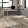 Hybrid 60W x 30D Computer Table Desk in Storm Gray - Engineered Wood