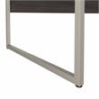 Hybrid 60W x 30D Computer Table Desk in Storm Gray - Engineered Wood