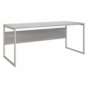Hybrid 72W x 30D Computer Table Desk in Platinum Gray - Engineered Wood