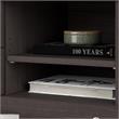 Hybrid Office Storage Cabinet with Drawers in Storm Gray - Engineered Wood