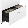 Hybrid 2 Drawer Lateral File Cabinet in White - Engineered Wood
