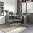 Echo L Shaped Desk in Modern Gray - Engineered Wood