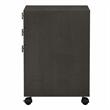 Echo 3 Drawer Mobile File Cabinet in Charcoal Maple - Engineered Wood
