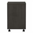 Echo 3 Drawer Mobile File Cabinet in Charcoal Maple - Engineered Wood