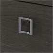 Echo 3 Drawer Mobile File Cabinet in Charcoal Maple - Engineered Wood