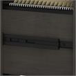 Echo 3 Drawer Mobile File Cabinet in Charcoal Maple - Engineered Wood