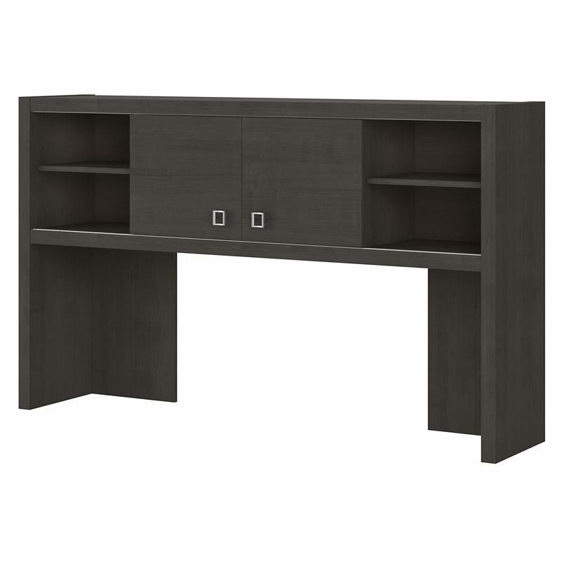 Echo 60W Hutch in Charcoal Maple - Engineered Wood