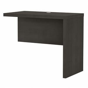 Echo 36W Desk Return in Charcoal Maple - Engineered Wood