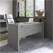 Echo 60W Credenza Desk in Modern Gray - Engineered Wood