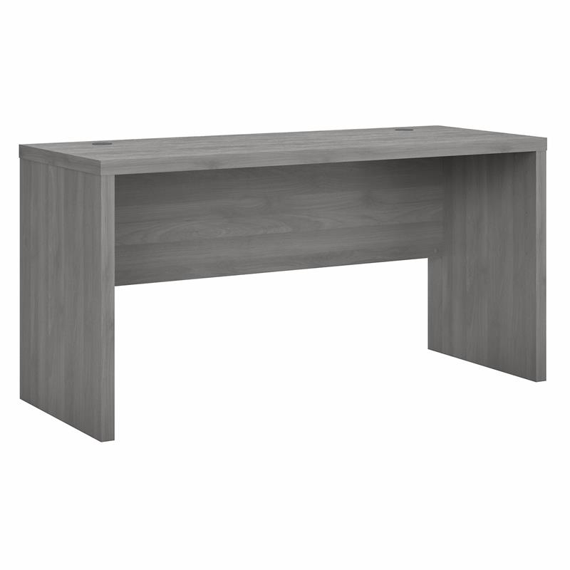 Echo 60W Credenza Desk in Modern Gray - Engineered Wood