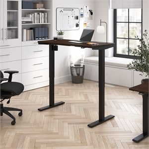 Move 40 Series 48W Adjustable Standing Desk in Mocha Cherry - Engineered Wood